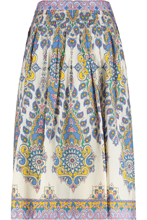 Etro for Women Etro Printed Poplin Skirt