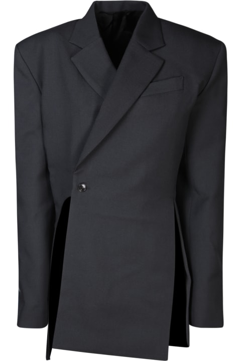 Quira Coats & Jackets for Women Quira Asymmetric Dark Grey Jacket