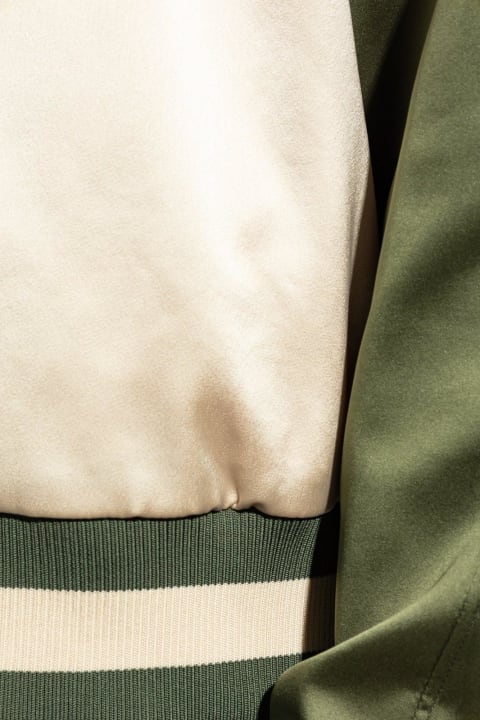 Balmain Coats & Jackets for Men Balmain Signature Satin Bomber Jacket