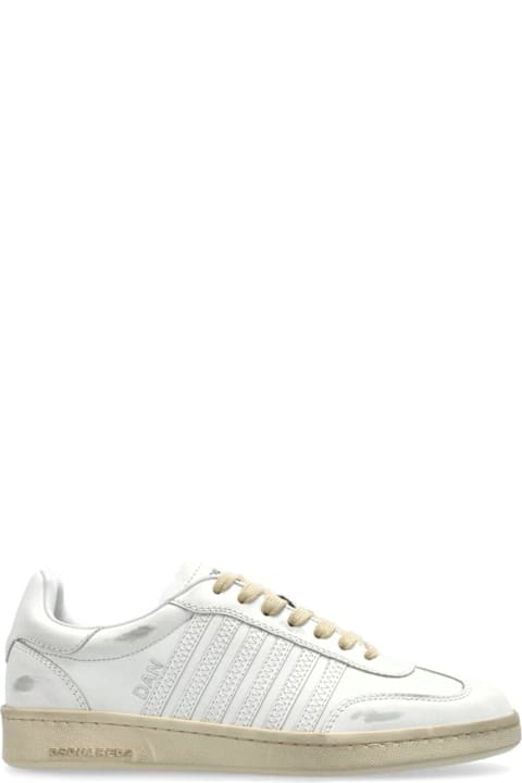 Dsquared2 Shoes for Women Dsquared2 Boxer White Sneakers