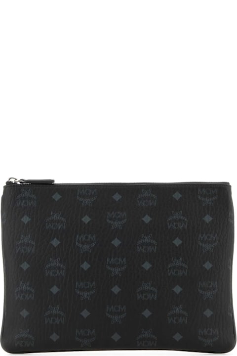 MCM Clutches for Women MCM Printed Canvas Pouch