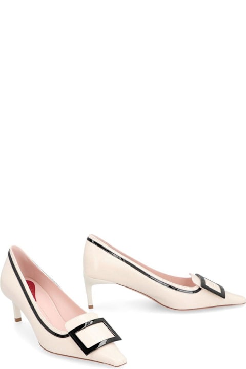 Homeware Roger Vivier Viv Canard Leather Pumps