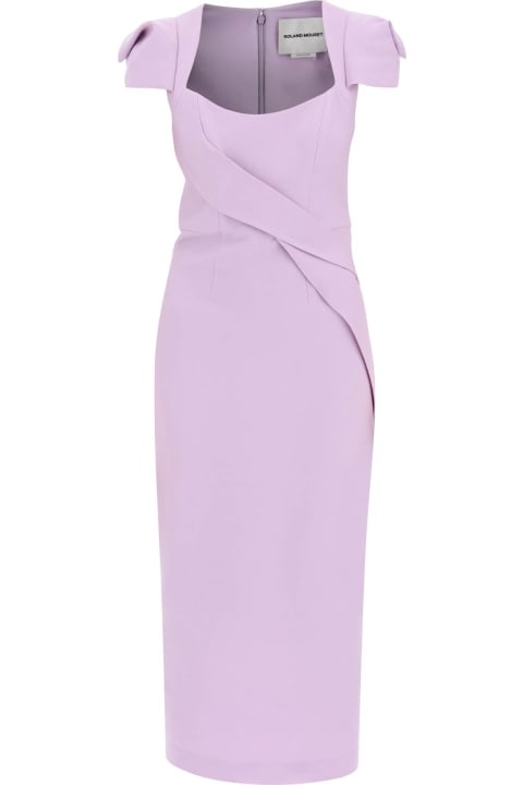 Roland Mouret Clothing for Women Roland Mouret Midi Dress With Draped Detailing
