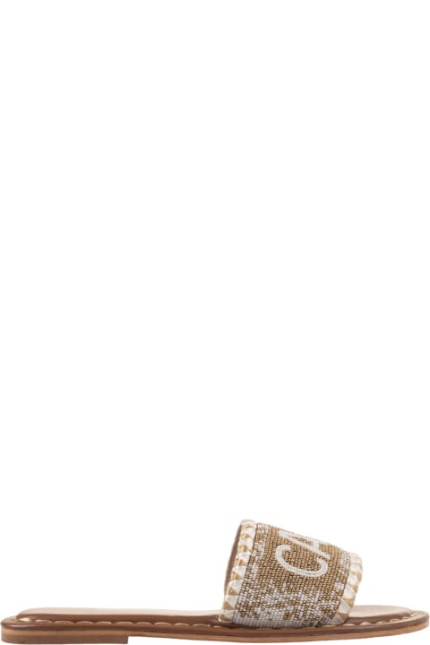 De Siena Sandals for Women De Siena Capri Low Sandals In Gold-off White