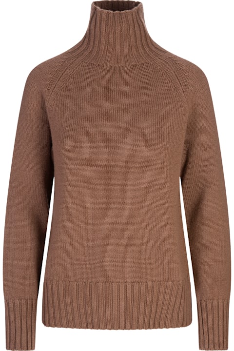 'S Max Mara Clothing for Women 'S Max Mara Camel Mantova Turtleneck Sweater