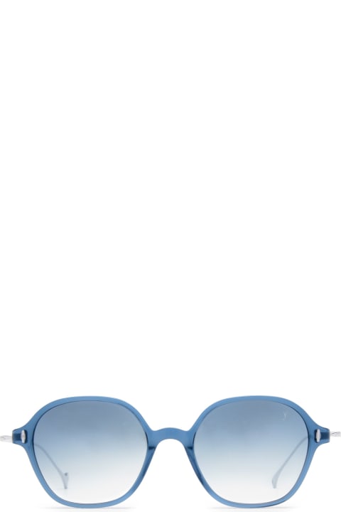 メンズ Eyepetizerのアイウェア Eyepetizer Windsor Transparent Blue Sunglasses