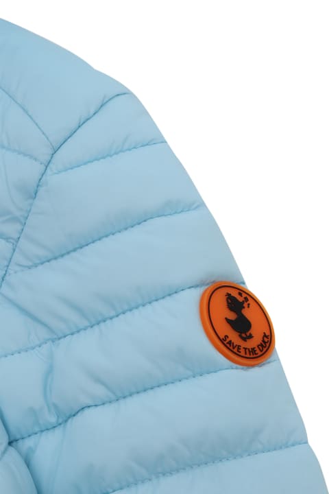 Topwear for Baby Girls Save the Duck Child's Hooded Down Jacket