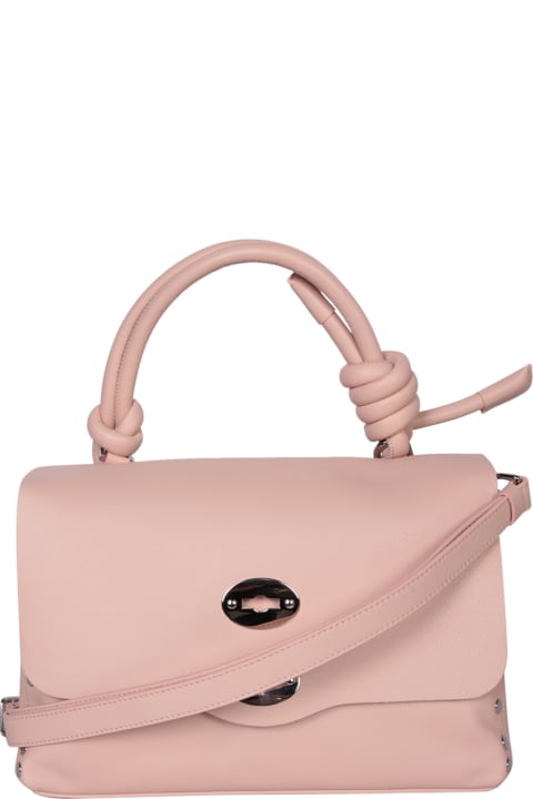 Bags for Women Zanellato Postina Piuma Knot S Pink Cacoon