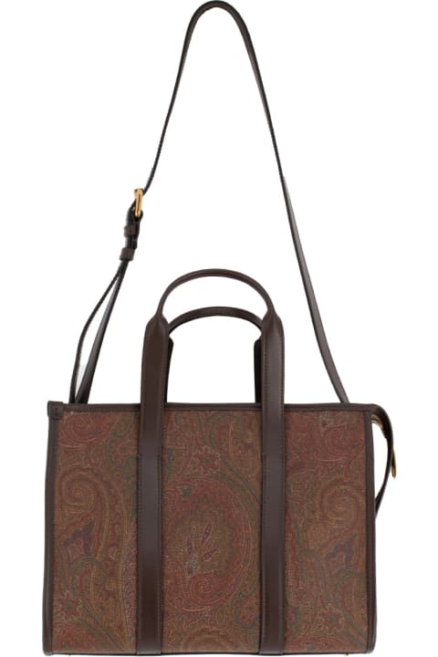 関税&送料込】Burberry Printed Canvas And Leather Note Han