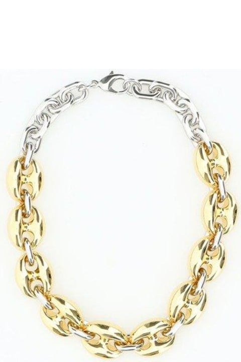Paco Rabanne Necklaces for Women Paco Rabanne Two-toned Chain-linked Necklace