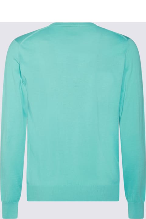 Moorer Sweaters for Men Moorer Light Blue Cotton Knitweat