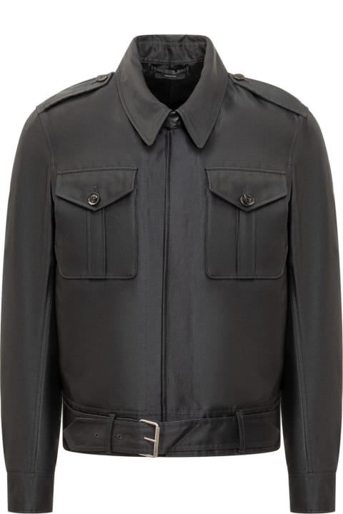 Coats & Jackets for Men Tom Ford Wool And Silk Jacket