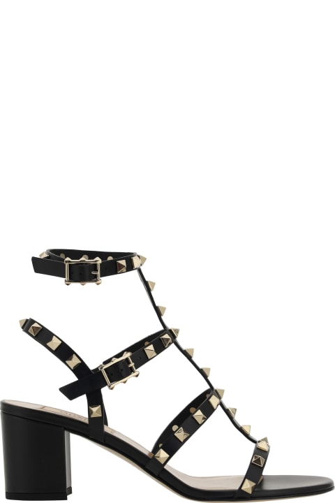 Sandals for Women Valentino Garavani Sandal | Rockstud | T. 60 | Vitello Plum