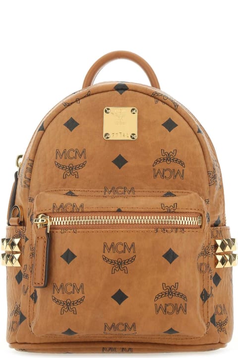 MCM Bags for Women MCM Printed Canvas Stark Bebe Boo Backpack