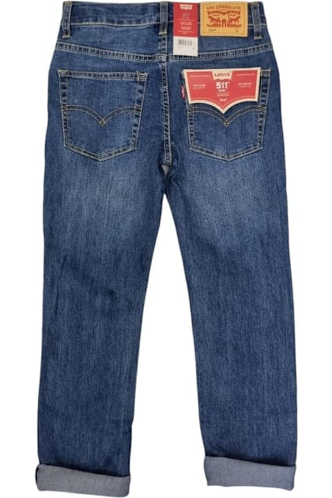 Levi's لـ Kids Levi's Logo Patch Straight-leg Jeans