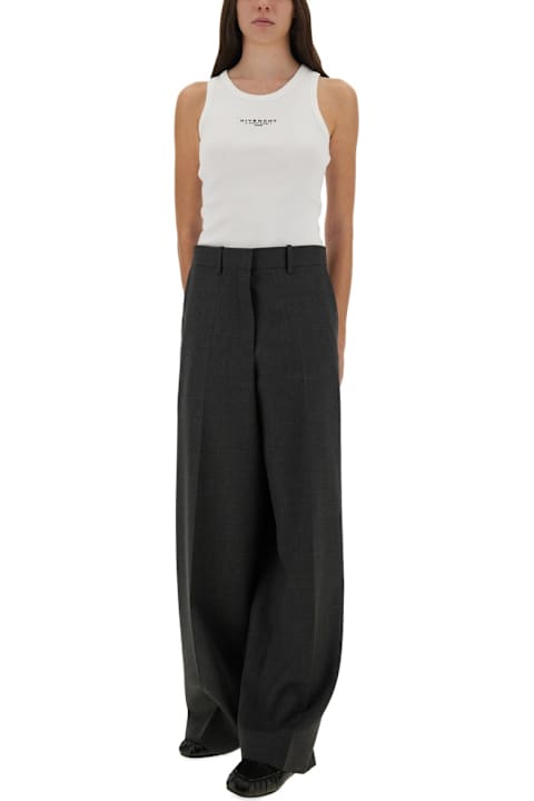 Givenchy Slim Tank Top With Logo Print