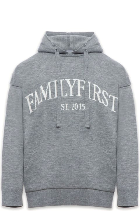 Family First Milano Clothing for Men Family First Milano Family First Sweaters Grey