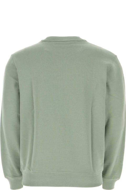 Fleeces & Tracksuits for Men Hugo Boss Pastel Green Cotton Sweatshirt