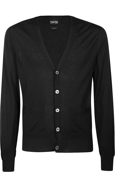 Tom Ford Sweaters for Men Tom Ford Cashmere-silk Blend Cardigan