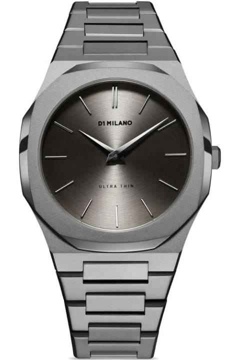 Watches for Men D1 Milano Ultra Thin Bracelet Antracite 40 Mm Watch