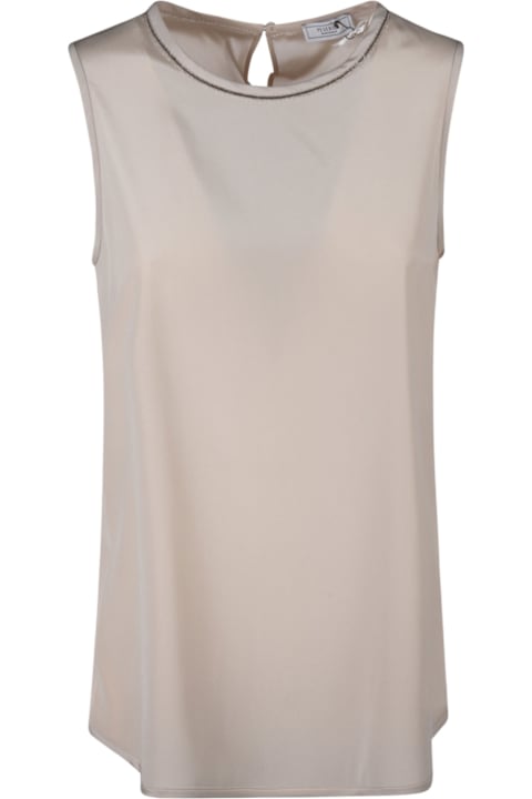 Peserico ملابس علوية لـ السيدات Peserico Loose Fit Classic Tank Top