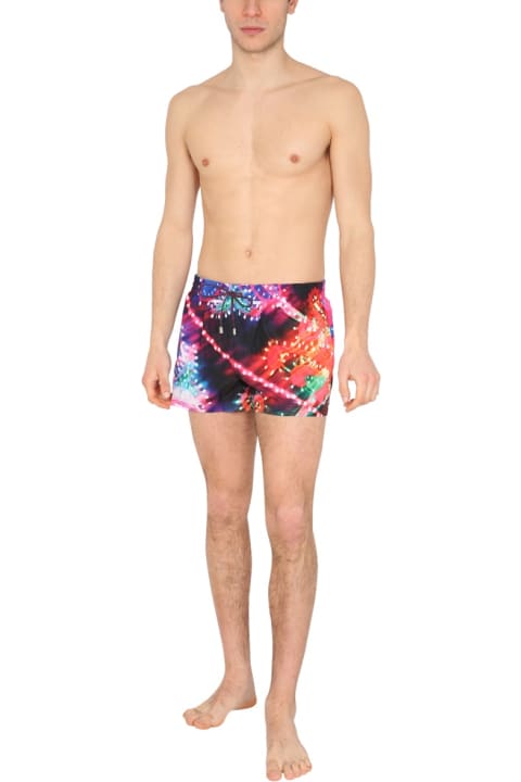 Swimwear for Men Dolce & Gabbana Lumnarie Print Swimsuit
