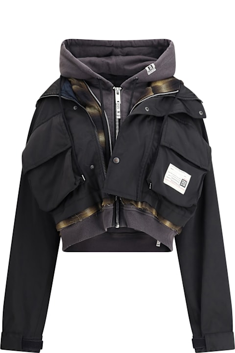 Mihara Yasuhiro for Women Mihara Yasuhiro Patchwork Design Jacket
