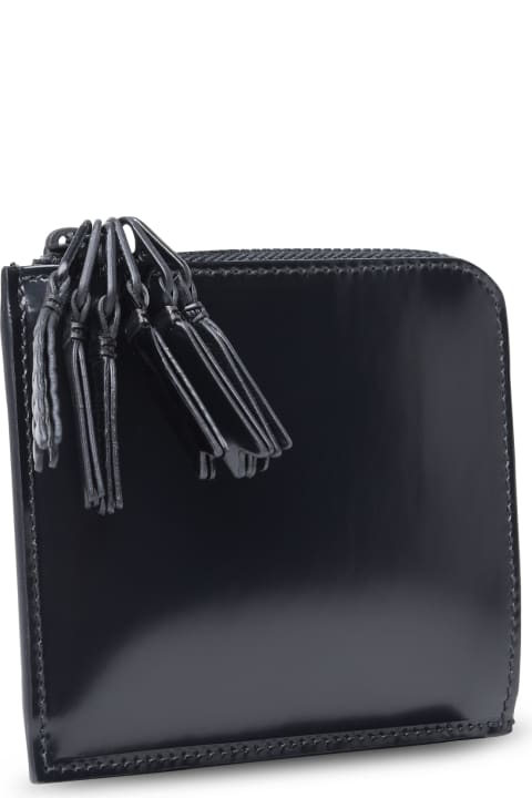 Comme des Garçons Wallet for Women Comme des Garçons Wallet 'medley' Black Leather Wallet