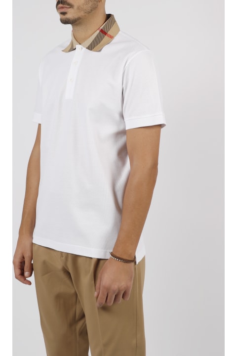 Burberry Check Collar Cody Polo Shirt