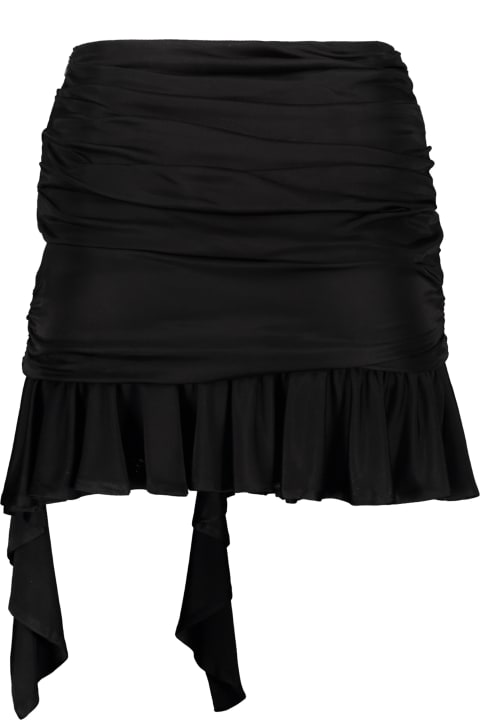 Fashion for Women ANDREĀDAMO Ruffled Mini Skirt