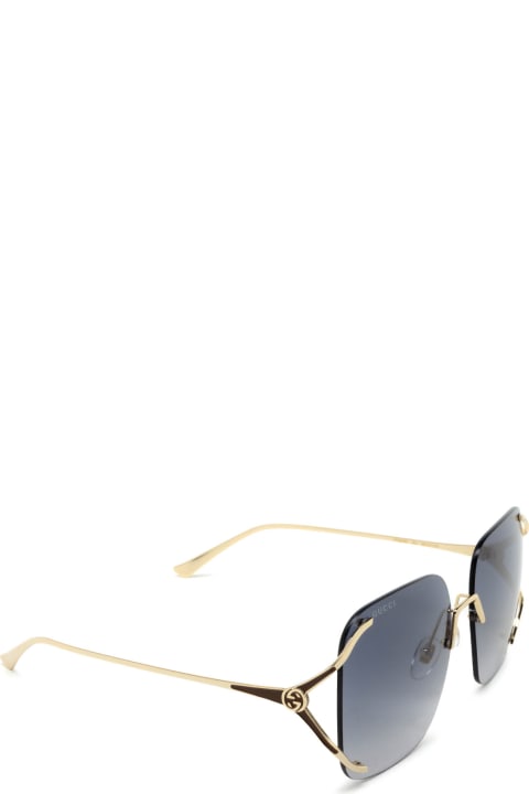 Gucci Eyewear Eyewear for Women Gucci Eyewear Gg0646s Gold Sunglasses