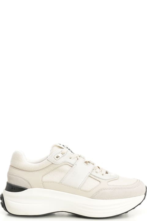 Tod
s Sneaker In A Mix Of Cloth, Suede And Nubuck Leather