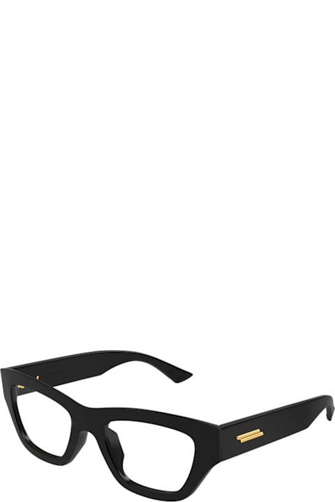 Bottega Veneta Eyewear Eyewear for Women Bottega Veneta Eyewear Bottega Veneta Bv1360o Linea Ribbon 005 Black Glasses