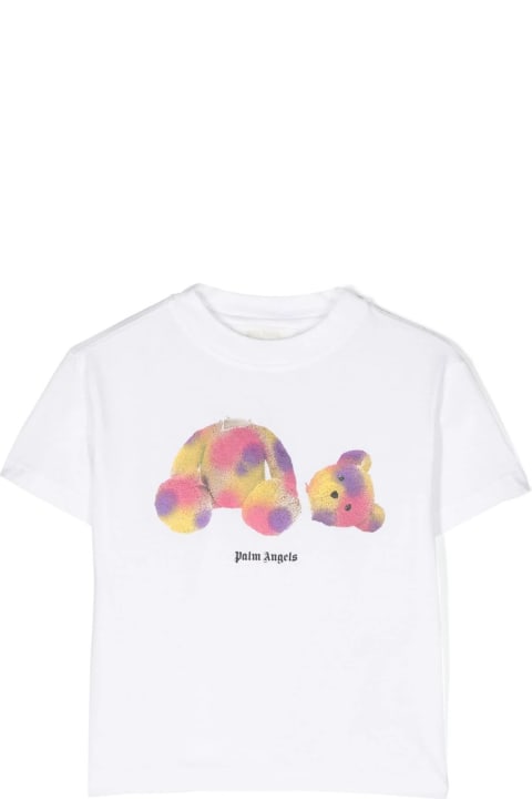 Fashion for Girls Palm Angels White Bear T-shirt