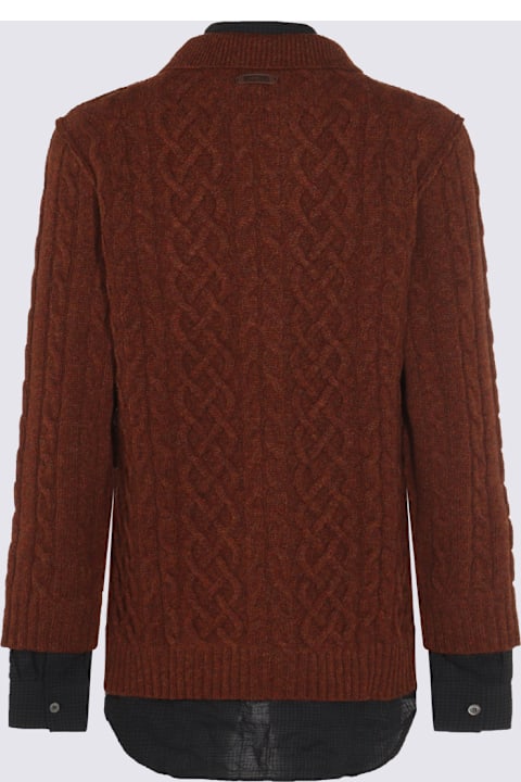 Homeware Moschino Brown Wool Knitwear