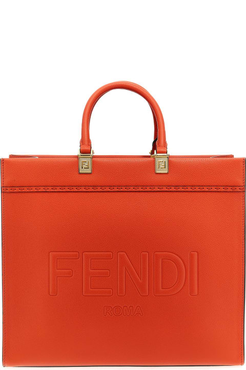 Fendi for Women Fendi 'fendi Sunshine' Midi Shopping Bag