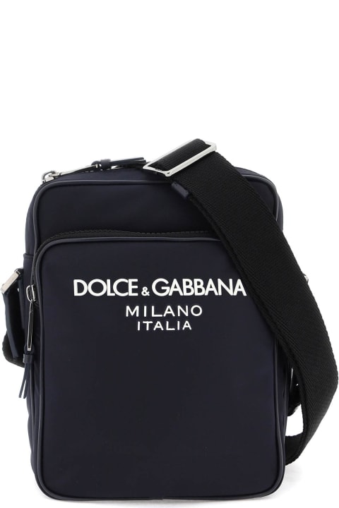 Dolce & Gabbana Shoulder Bags for Men Dolce & Gabbana Nylon Crossbody Bag