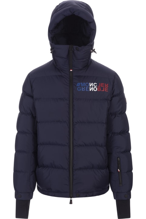Coats & Jackets for Men Moncler Grenoble Blue Isorno Down Jacket