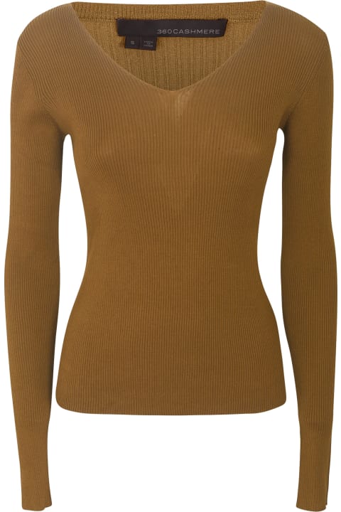 Aspesi for Women Aspesi Wide V-neck Rib Knit Sweater