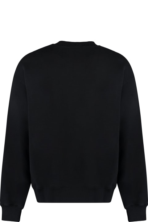 Homeware Off-White Cotton Crew-neck Sweatshirt