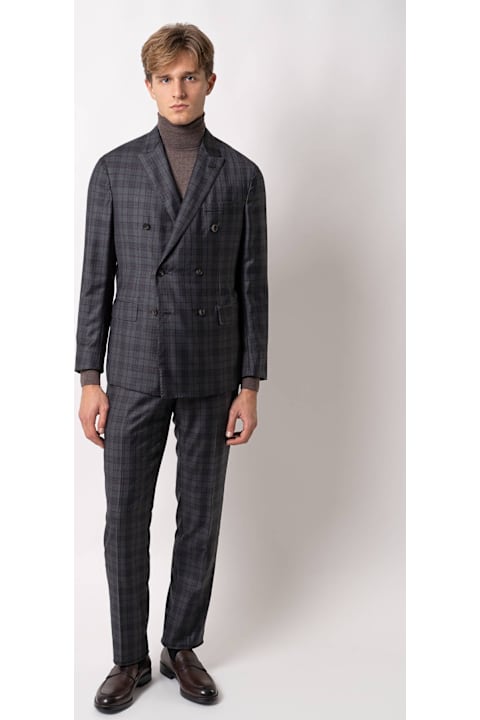 Homeware Larusmiani Double-breasted Tailored Suit Cork Suit