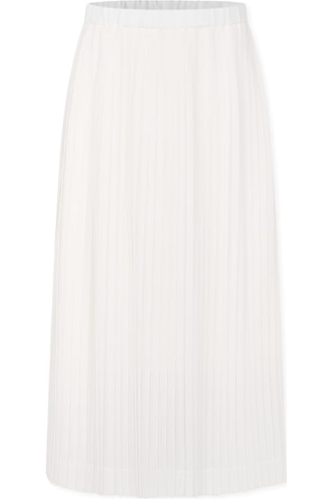 Philosophy di Lorenzo Serafini Kids for Girls Philosophy di Lorenzo Serafini Kids White Skirt For Girl