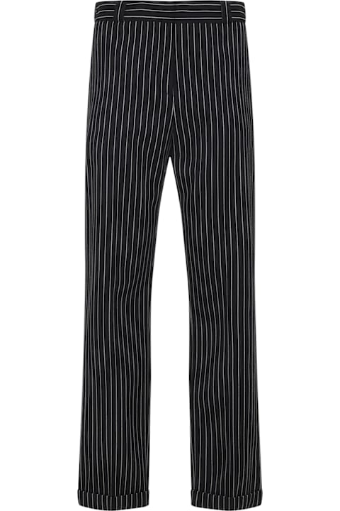 Homeware Tom Ford Striped Wool Chino Pants
