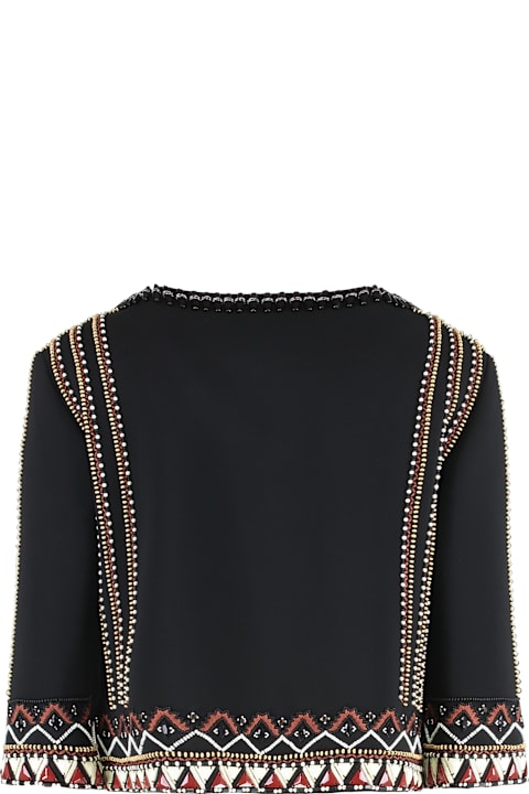 Homeware Alberta Ferretti Short Jacket With Embroidery