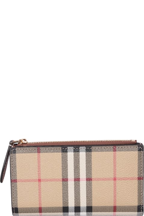 Wallets for Women Burberry Archive Check Wallet