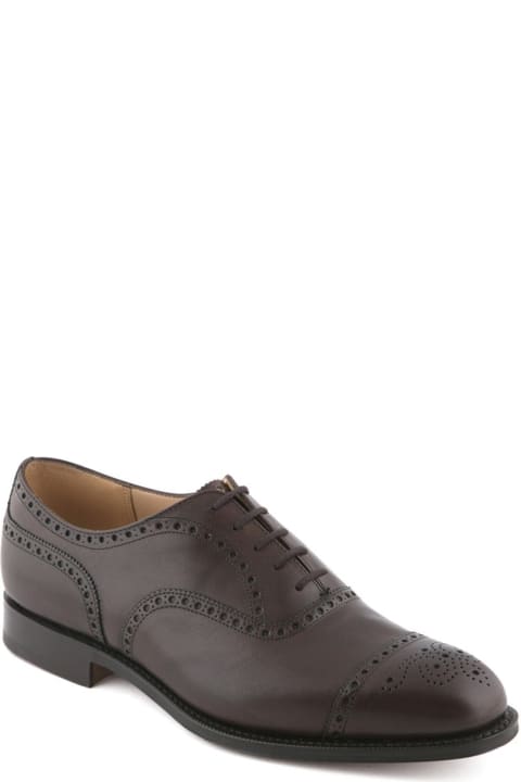 Church's Loafers & Boat Shoes for Men Church's Diplomat 173 Lace-up Shoe In Ebony Nevada Calf