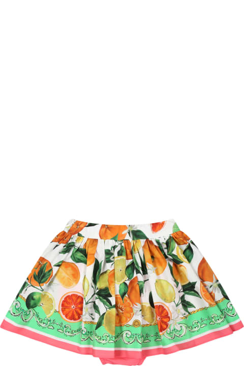 Elegant Multicolor Skirt For Baby Girl