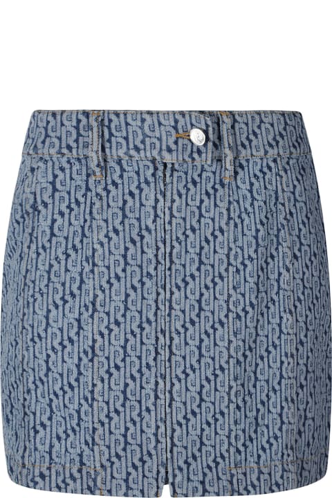 Paco Rabanne Pants & Shorts for Women Paco Rabanne Monogram Denim Jeans