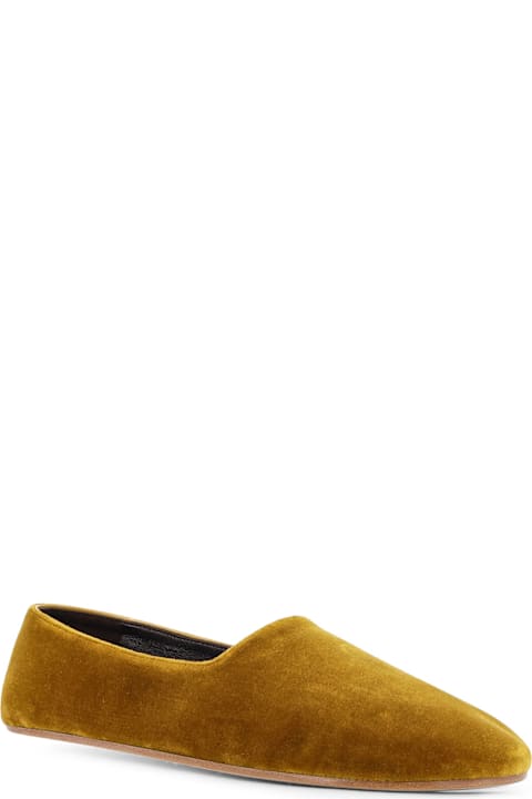 The Row Ponti Velvet Loafers