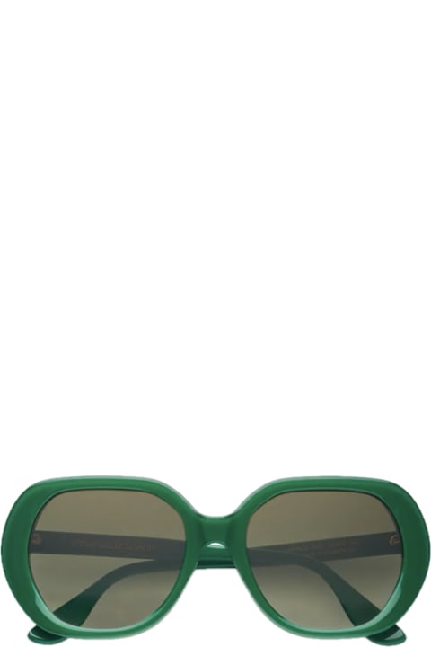 Emmanuelle Khanh for Kids Emmanuelle Khanh Emmanuel Kahn Orphee Orphee 565 Glossy Prairie Verde Sunglasses